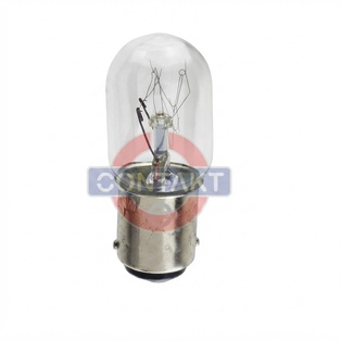 LAMPADA INCANDESCENZA CONTAKT PER MACCHINA CUCIRE BA15D 16X45MM 230V 15W 80LM