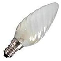 INCANDESCENZA TORTIGLIONE CHIARO 15W E14 GE