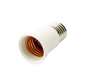 PORTALAMPADA FAI ADATTATORE PROLUNGA MASCHIO E27  FEMMINA E27 TERMOPLASTICO FAI