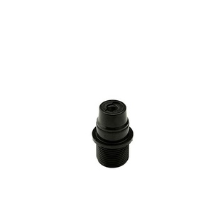 PORTALAMPADA NERO E14 CAMICIA FILETTATA CON FERMO TERMOPLASTICO