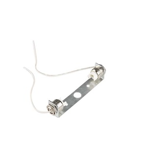 PORTALAMPADA FAI PER ALOGENE R7S PER LAMPADE Z LUNGHEZZA 118MM CON STAFFA CAVI 25CM E FORI Ø 4.5MM 