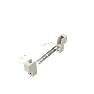 PORTALAMPADA PER ALOGENE R7S PER LAMPADE Z LUNGHEZZA 118MM STAFFA GIRATA CAVI 25CM E FORI Ø4.8MM   FAI