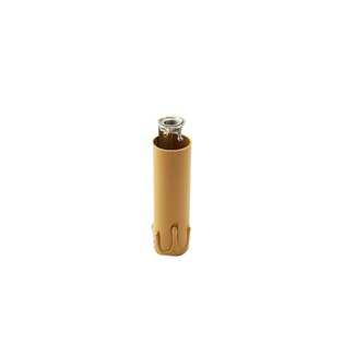 PORTALAMPADA FAI A CANDELA COLORE ANTICHIZZATO IN MATERIALE TERMOPLASTICO CON NIPLES E14 ALTEZZA 85MM  