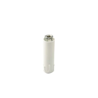 PORTALAMPADA FAI A CANDELA COLORE BIANCO IN MATERIALE TERMOPLASTICO CON NIPLES E14 ALTEZZA 85MM 