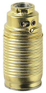 PORTALAMPADE VIMAR M10X1 CAMICIA FILETTATA IN METALLO E14 OTTONE