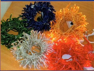 MINIATURA ALOGENA ESTERNO 180 MINI LUCI  BLU LJ