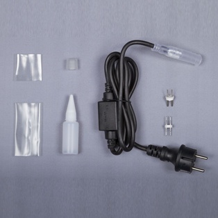 SET ACCESSORI ACX1 SPEZZONE CABLATO DI TUBO LED ACC. PN-PNL A1 Ø13MM 2 CAVI INT.