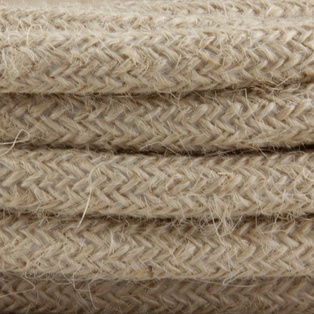 CAVO ELETTRICO RIVESTITO TESSUTO TONDO 3X0,75 45MT. JUTA CONTAKT (PR.MT)