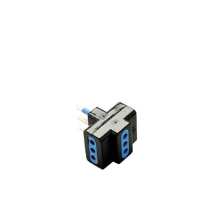 ADATTATORE CIVILE FAI MULTIPLO 250V SPINA 2P+T 10A S11 3 BIPRESE 10A P11 NERO