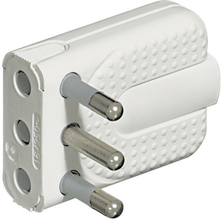 KIT - SPINA CORNER SALVASP. 2P+T 16A BIANCO BTICINO