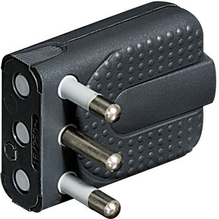 KIT - SPINA CORNER SALVASP. 2P+T 16A GRIGIO BTICINO