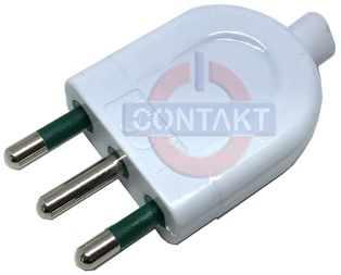 SPINA CIVILE CONTAKT 2P+T 16A S11 250V BIANCO