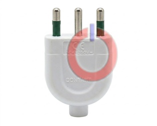 SPINA CIVILE CONTAKT 2P+T 16A S11 250V BIANCO
