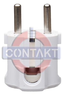 SPINA CIVILE CONTAKT  2P+T 16A 250V STANDARD TEDESCO S31 A 90° NERO