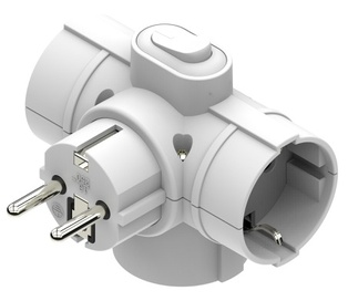 SPINA CIVILE  CONTAKT  SCHUKO 16A 2P+T S31 -3 PRESE SCHUKO 16A 2P+T P30 C/INTER.MAX 1500W