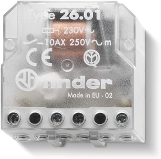 RELÈ ELETTROMECCANICO AD IMPULSI 1NO AC50HZ 230V FINDER