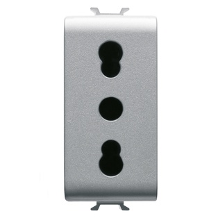 FRUTTO GEWISS PRESA BIVALENTE 10/16A DA INCASSO 10/16 250V SERIE CHORUSMART TITA