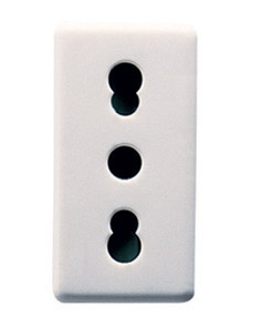 FRUTTO GEWISS PRESA BIVALENTE PRESA 10/16A DA INCASSO 10716 250V SERIE SYSTEM