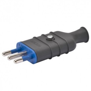 SPINA CIVILE E INDUSTRIALE GEWISS 2P+T 10A S11 250V ARDESIA