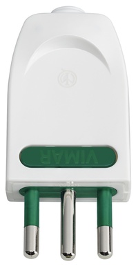 SPINA CIVILE VIMAR 2P+T10A ORIENTABILE S11-SPB11 BIANCO