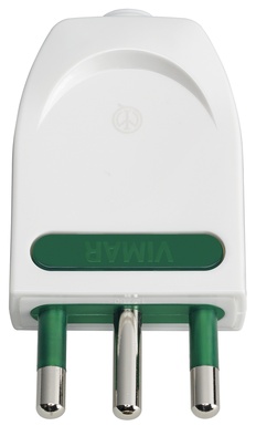 SPINA CIVILE VIMAR 2P+T16A ORIENTABILE S17-SPB17 BIANCO