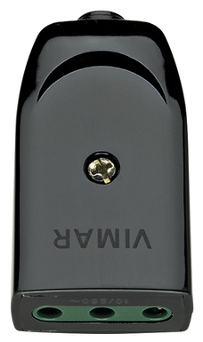 PRESA CIVILE VIMAR 2P+T 10A 250V STD ITA TIPO P11 NERO