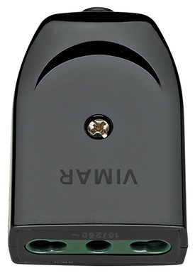 BIPRESA CIVILE VIMAR 2P+T16A 250V TIPO P17/11 NERO