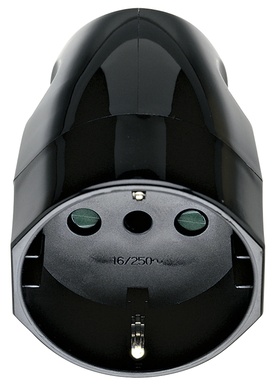 PRESA CIVILE  VIMAR  2P+T16A  PRESA SCHUKO TIPO P30 250V  NERO