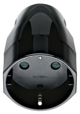 PRESA CIVILE VIMAR 2P+T16A  STANDARD TEDESCO 250V  NERO