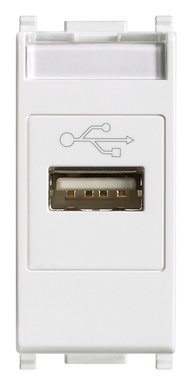 FRUTTO VIMAR PRESA USB SERIE PLANA BIANCO