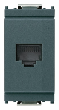 FRUTTO VIMAR PRESA PER TELEFONO RJ11 6/4 SERIE IDEA GRIGIO