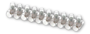 MORSETTI CONTAKT UNIPOLARI A CAPPUCCIO DA Ø10 MM IN STECCHE DA 10 PZ