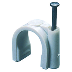 FISSACAVI GEWISS IN PLASTICA CON CHIODO INCORPORATO Ø3-4 MM PZ.100