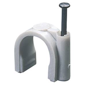 FISSACAVI GEWISS IN PLASTICA CON CHIODO INCORPORATO Ø9-10 MM PZ.100