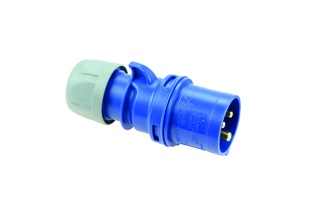 SPINA INDUSTRIALE VOLANTE 2P+T 16A 230V IP44 BLU