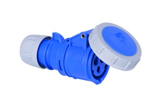 PRESA INDUSTRIALE VOLANTE 2P+T 16A 220V IP67 BLU