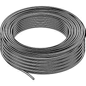 CAVO TEL TERMOPLASTICO PIATTO 6POLI 100MT. NERO  SCAME