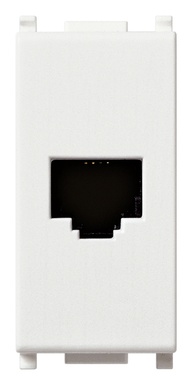 FRUTTO VIMAR PRESA PER TELEFONO RJ11 6/4 SERIE PLANA BIANCO