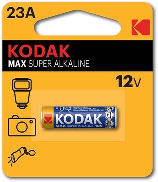 PILE KODAK ALKALINE 12V BL. 1 K23A/MN21/V23GA
