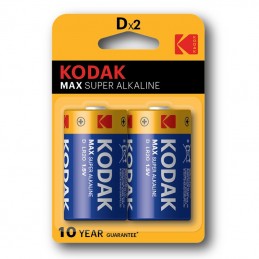 PILE KODAK ALKALINE MAX TORCIA D BL. 2 KMAX1300