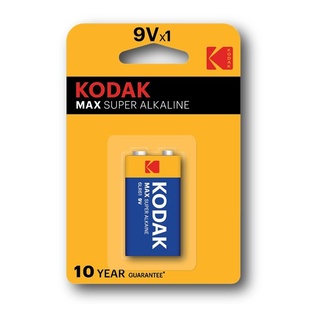 PILE KODAK ALKALINE MAX 9V BL. 1 KMAX1604