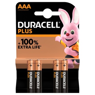 PILE DURACELL ALKALINE  MINISTILO PLUS  AAA BL. 4