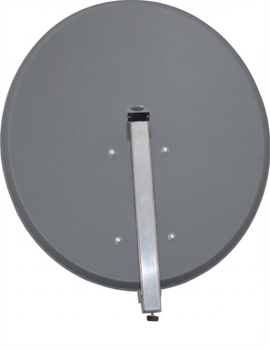 PARABOLA SYNCRO IN ACCIAIO Ø65CM ATTACCO PREMONTATO CLICK - CLACK  GRIGIO 