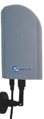 ANTENNA AMPLIFICATA SYNCRO DA INTERNO E ESTERNO ( VHF - UHF 5:48 )  IN - VHF 12DB  E IN UHF 24DB - 