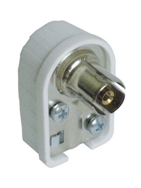PRESA  ANTENNA NEDIS COASSIALE A PIPA 90°