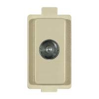 FRUTTO FAEG PRESA TV PASSANTE CON CORNICE Ø 9.5