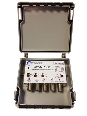 AMPLIFICATORE PALO 4 INGR. III-IV-V-U    30DB 116/119 DBµV SYNCRO