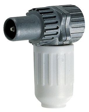 SPINA ANTENNA COASSIALE VIMAR TV-SAT 90° BIANCO