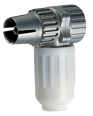 PRESA ANTENNA COASSIALE VIMAR TV-SAT 90° BIANCO