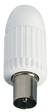 SPINA ANTENNA COASSIALE VIMAR TV-SAT BIANCO